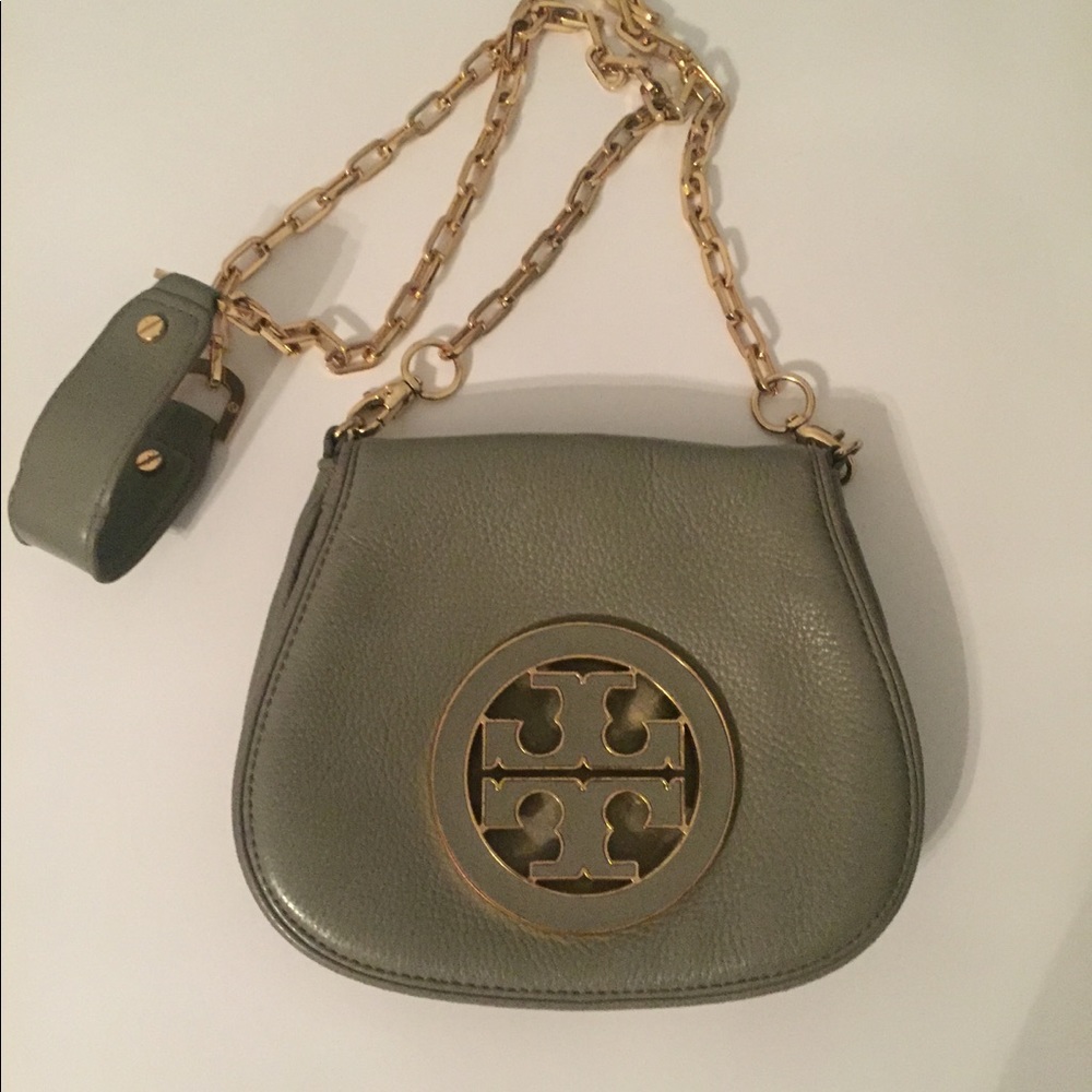 Tory Burch neutral cross body bag